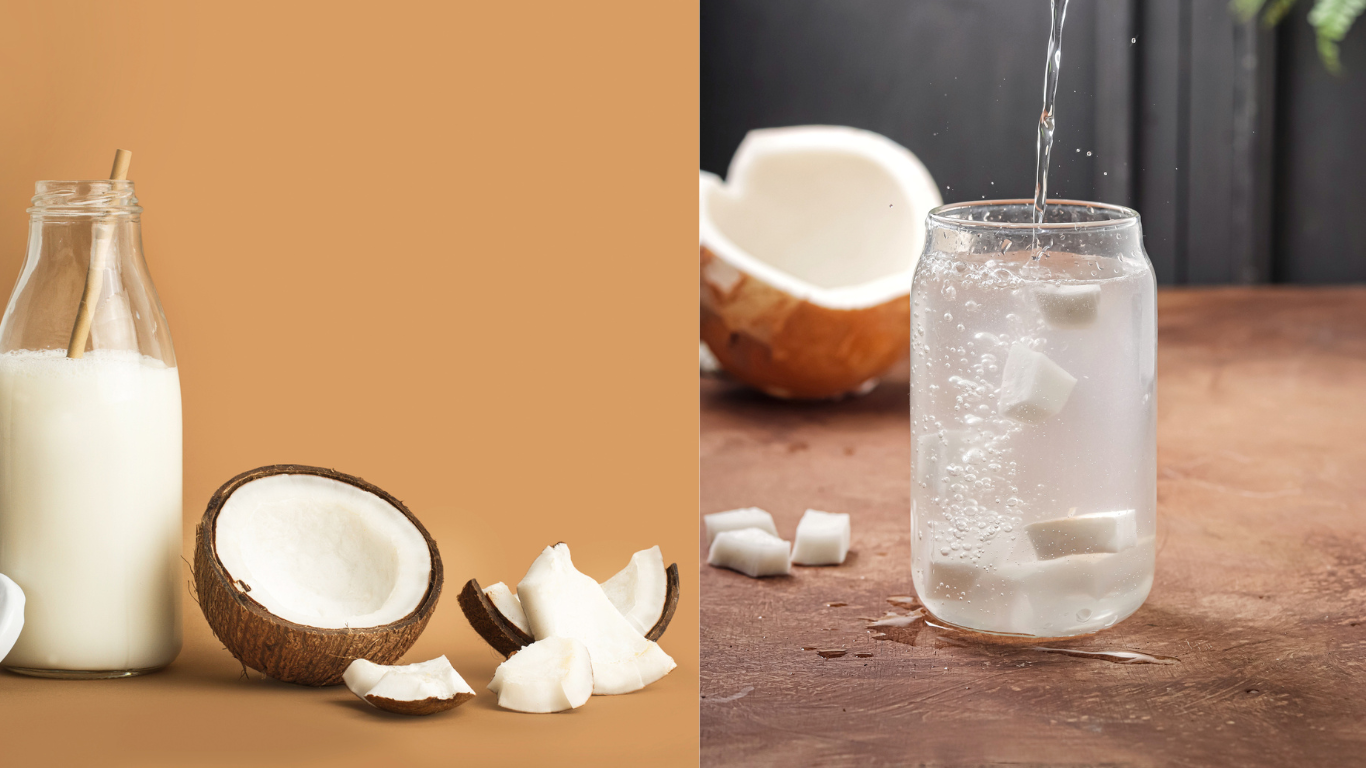 Coconut Milk vs. Coconut Water Fiesta Tropicalé