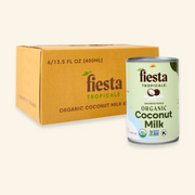 Organic Unsweetened Canned Coconut Milk - Case of 6 Cans