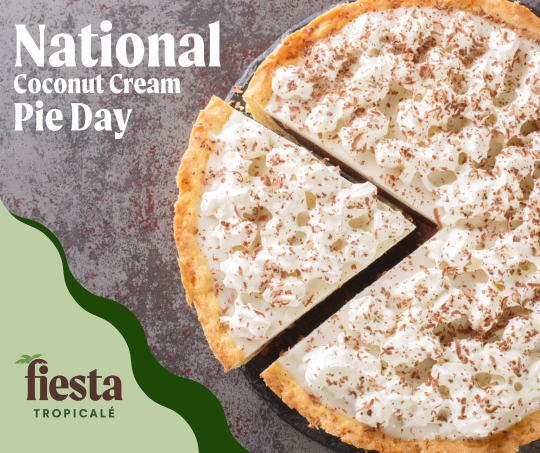 National Coconut Cream Pie Day 2023 | Fiesta Tropicalé