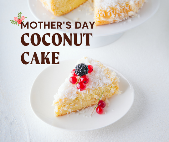 Mother's Day Coconut Cake