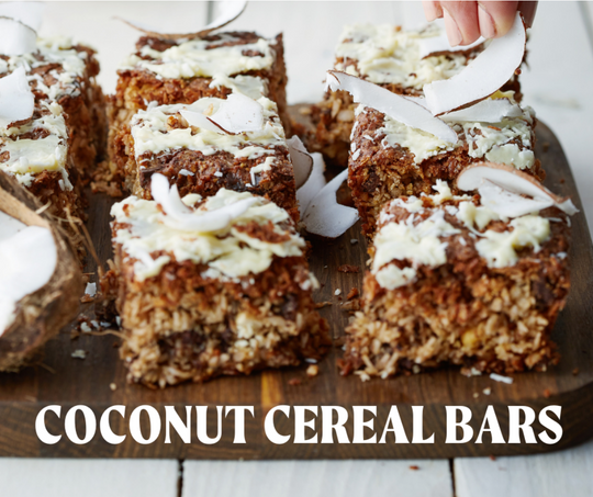 Coconut Chocolate Cereal Bars