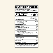 Organic Coconut Milk Powder nutrition facts
