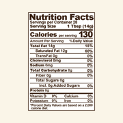 Coconut oil nutrition facts